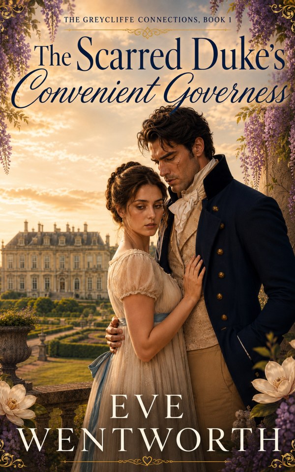 The Scarred Duke's Convenient Governess by Eve Wentworth - Book 1 of The Greycliffe Connections